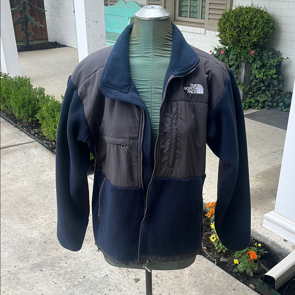 The North Face Men's Dark Blue and Charcoal Performance Jacket